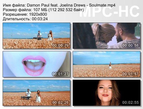 Damon Paul feat. Joelina Drews - Soulmate (2015) HD 1080