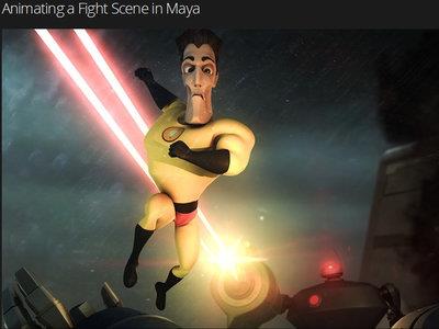 Animating A Fight Scene In Maya