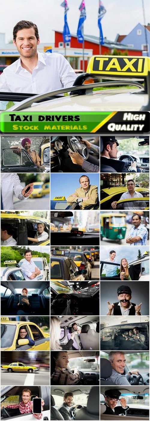 Personal and taxi driver with car - 25 HQ Jpg