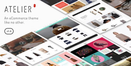 Nulled Atelier v1.8.1 - Creative Multi-Purpose eCommerce Theme product snapshot