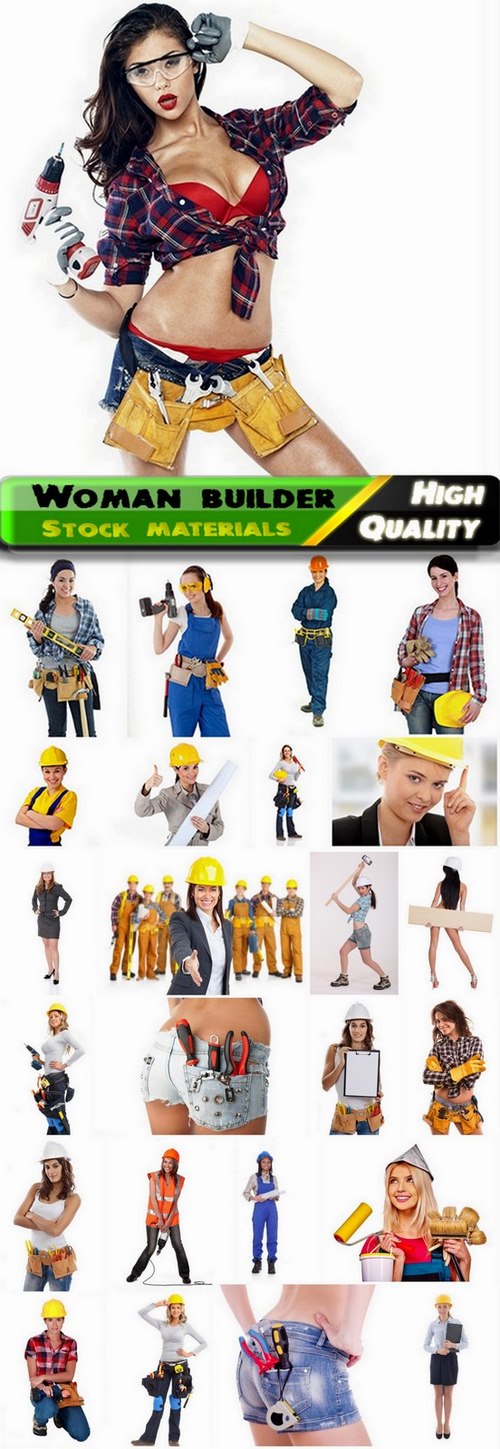 Business woman and builder - 25 HQ Jpg