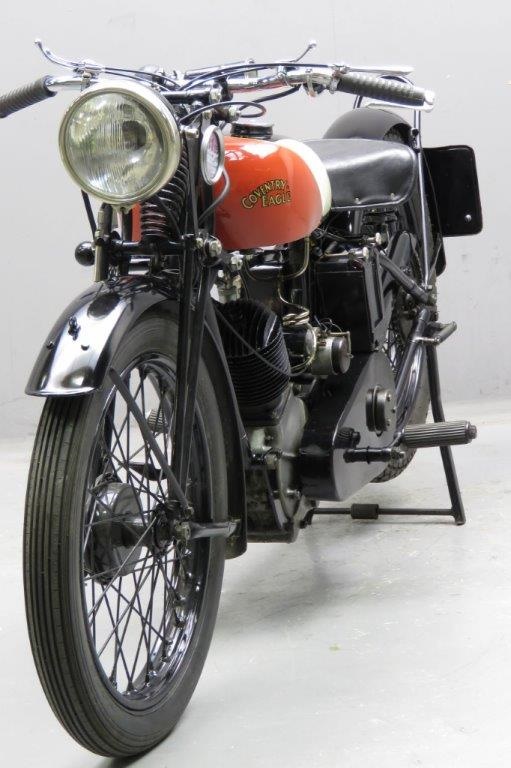 Старинный мотоцикл Coventry Eagle G45 1931