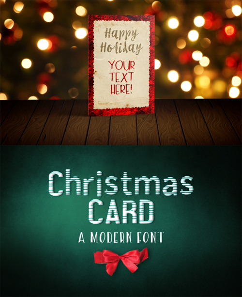 CM - Christmas card Font and Freebie! 457248