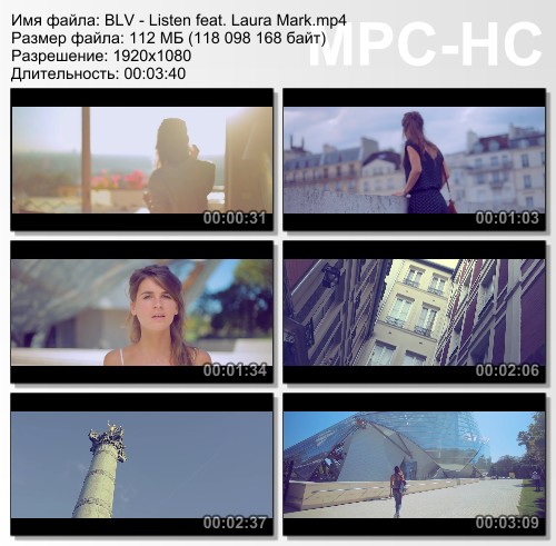 BLV feat. Laura Mark - Listen (2015) HD 1080