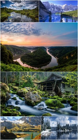 Scenery of rivers (Wallpapers Meag Pack 1)