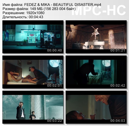 Fedez & Mika - Beautiful Disaster (2015) HD 1080