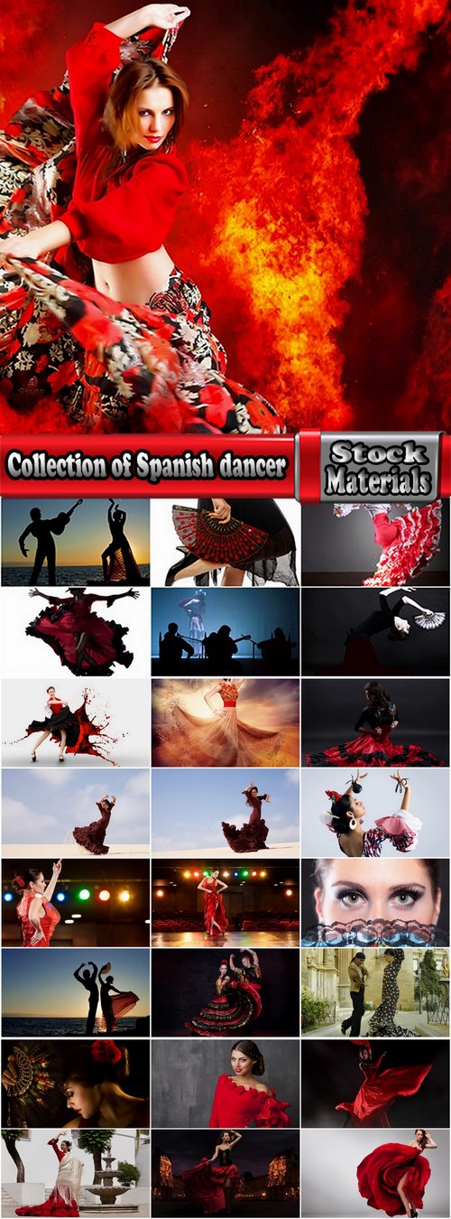 Collection of Spanish dancer dance woman girl national clothes 25 HQ Jpeg