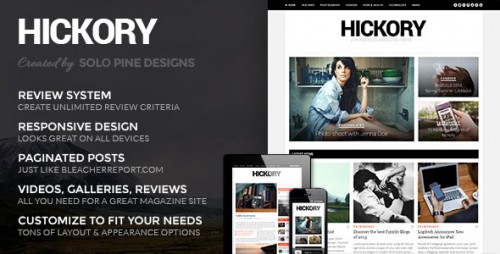 NULLED Hickory v2.0.5 - Themeforest WordPress Magazine Theme product graphic