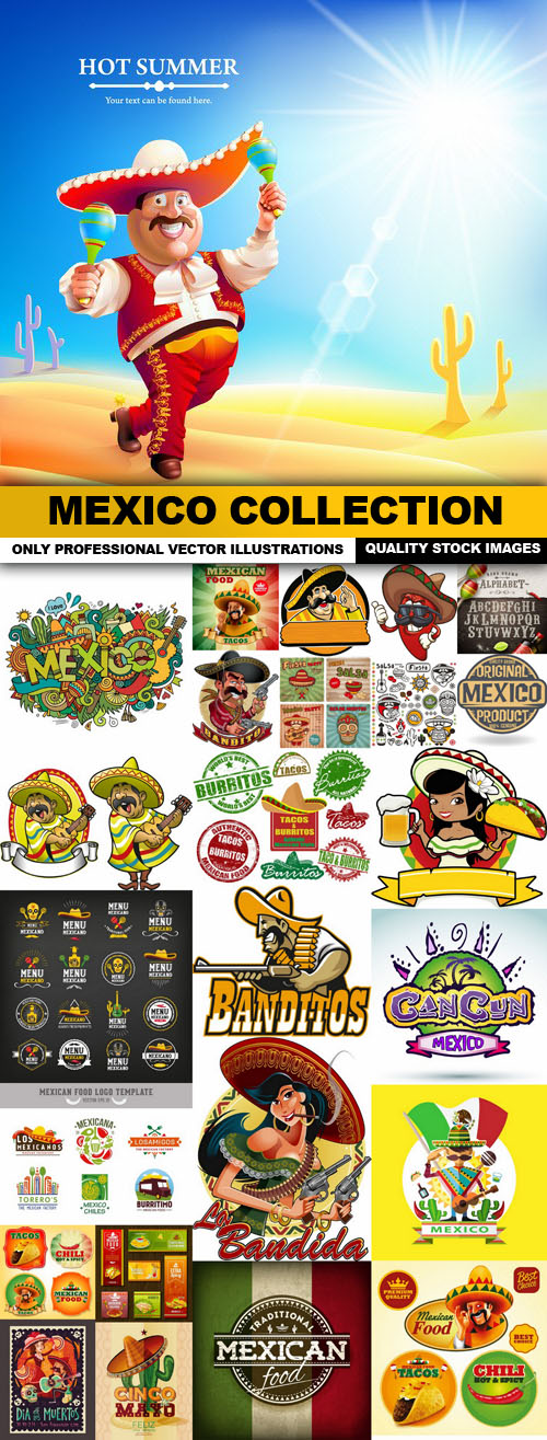 Mexico Collection - 25 Vector