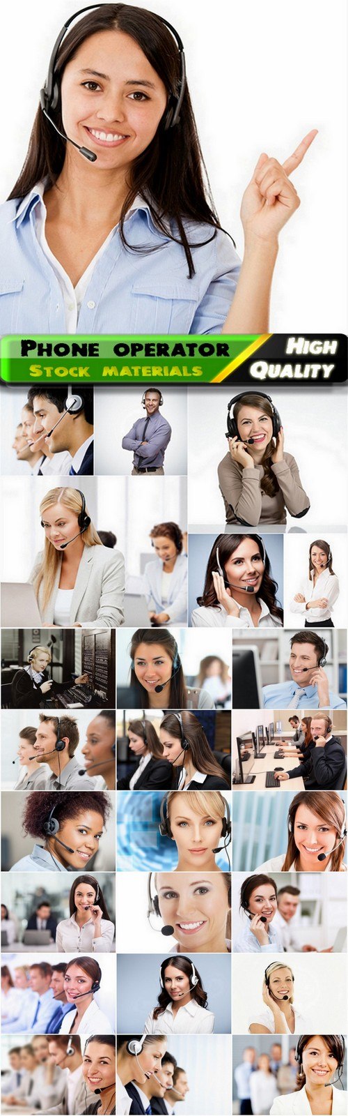 Phone operator and support service - 25 HQ Jpg