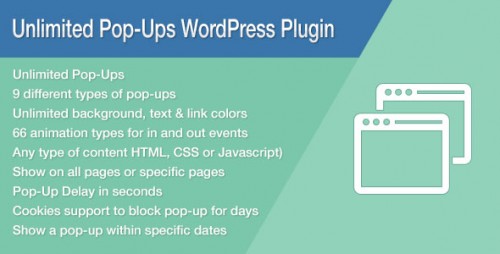 Nulled Unlimited Pop-Ups WordPress Plugin product picture