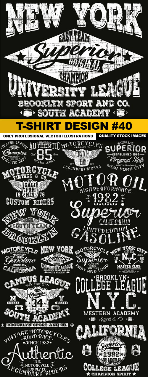 T-Shirt Design #40 - 15xEPS