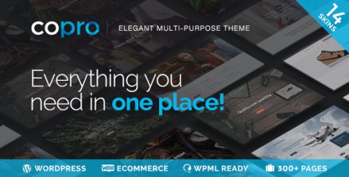 Nulled CoPro v1.5 - Responsive Multipurpose WordPress Theme product graphic