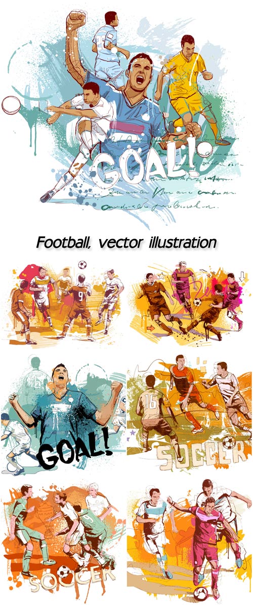 Football, vector illustration