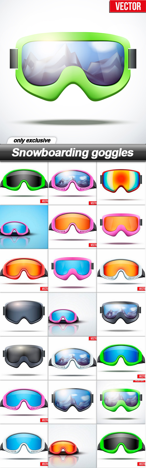 Snowboarding goggles - 20 EPS