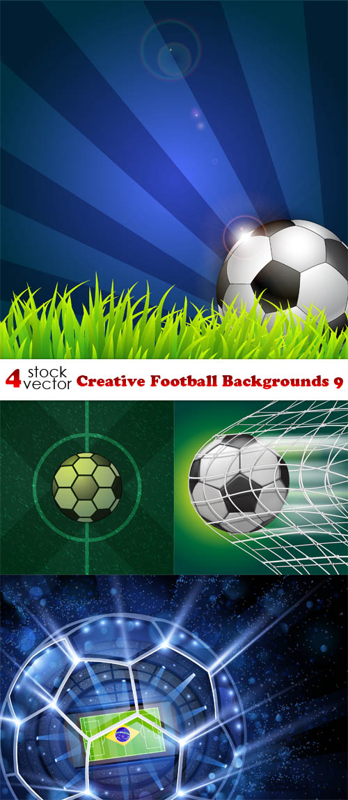 Vectors - Creative Football Backgrounds 9