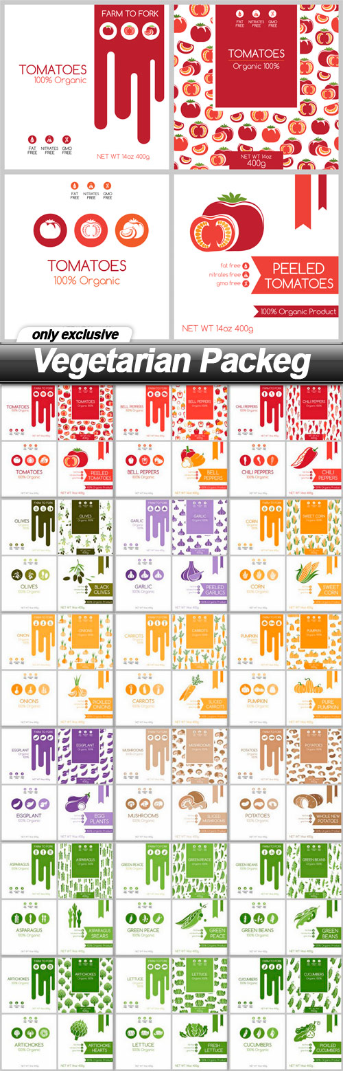 Vegetarian Packeg - 18 EPS