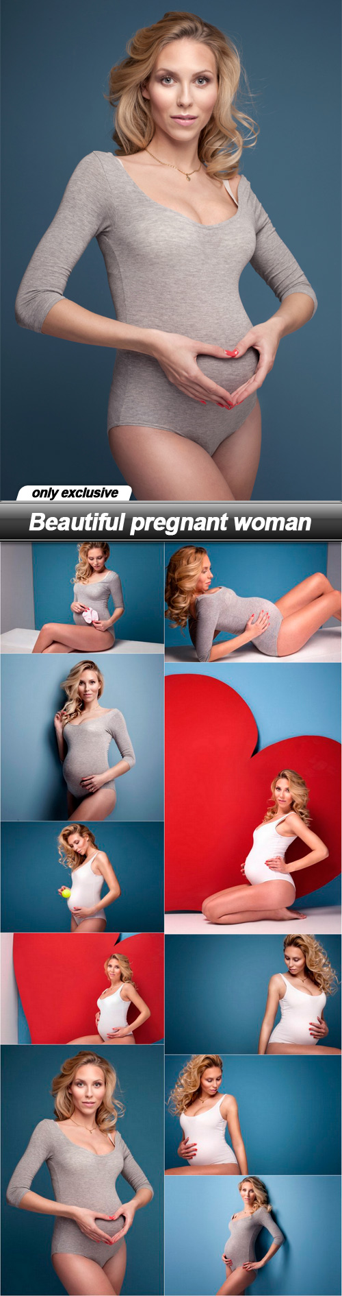 Beautiful pregnant woman - 10 UHQ JPEG