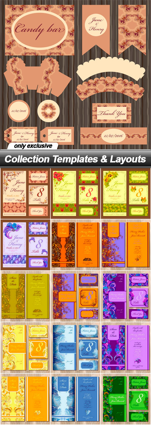 Collection Templates & Layouts - 31 EPS