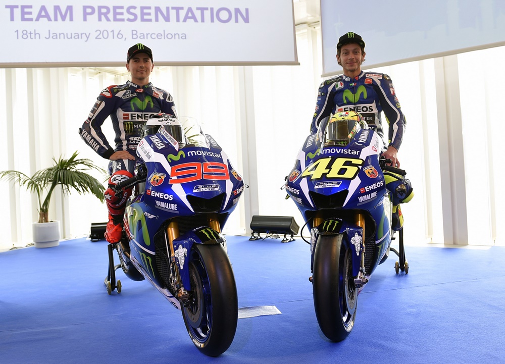 Презентация команды Yamaha Movistar 2016