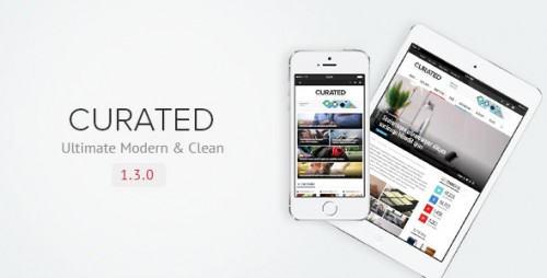 Download Nulled Curated v1.3.0 - Ultimate Modern Magazine Theme logo