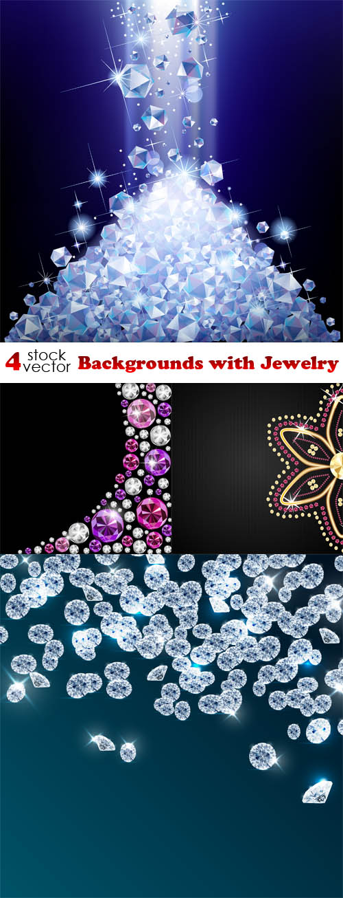 Vectors - Backgrounds with Jewelry