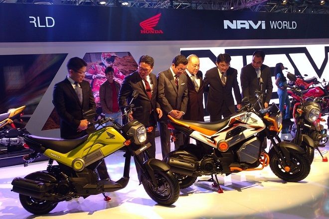 Индийский мотоцикл Honda Navi 2016