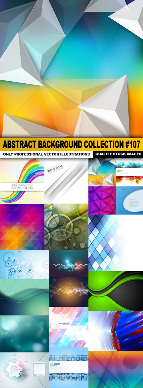 Abstract Background Collection #107 - 20 Vector