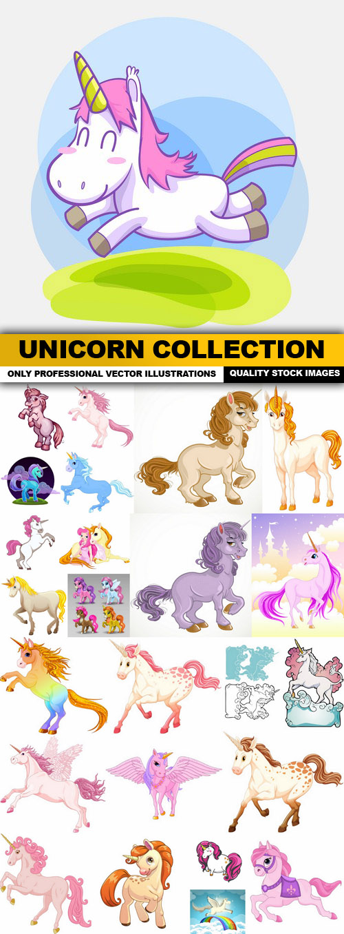 Unicorn Collection - 25 Vector