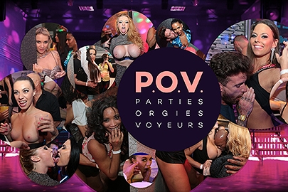 P.O.V. - Parties, Orgies, Voyeurs (lifeselector.com/SuslikX) [uncen] [2015, POV, hardcore, blowjob, blonde, threesome, brunette, interracial, party, Cumshot, swinger, doggy] [eng]
