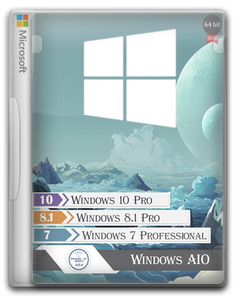 Windows AIO 3in1 by SLO94 v.19.02.16 (x64/2016/RUS)