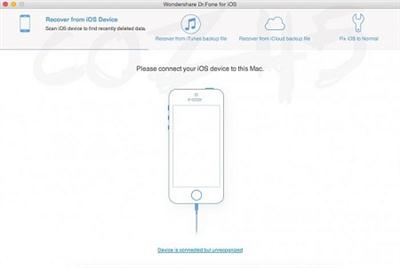 Wondershare Dr.Fone for iOS 6.3.3 (Mac OS X) 160906
