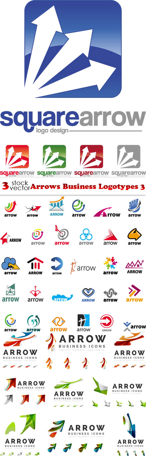 Vectors - Arrows Business Logotypes 3