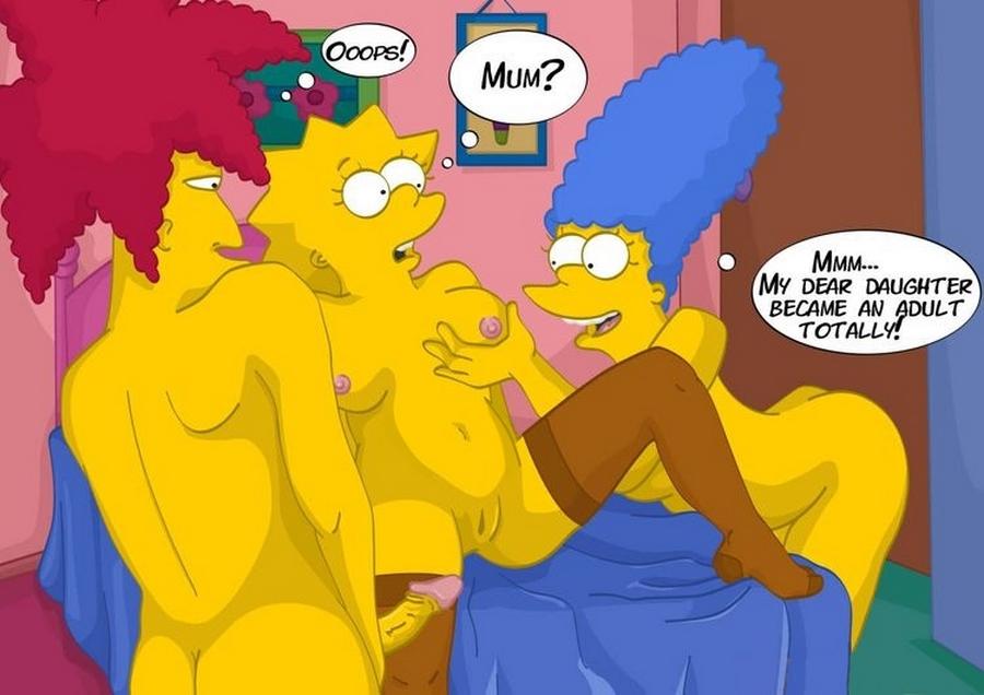 Unbidden Guest at simpsons house Comic