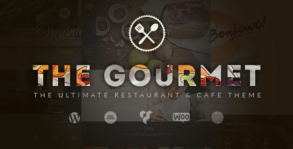 Gourmet - Restaurant & Cafe WordPress Theme