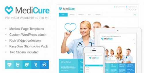 NULLED MediCure v1.4.1 - Health & Medical WordPress Theme logo