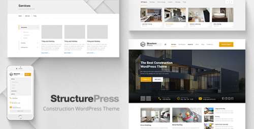 Nulled StructurePress - Construction, Building WP Theme product pic