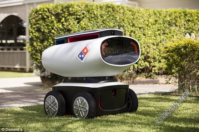 In Australia pizza deliver robot (photo)