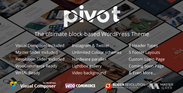 Pivot v1.4.14 - Responsive Multipurpose WordPress Theme