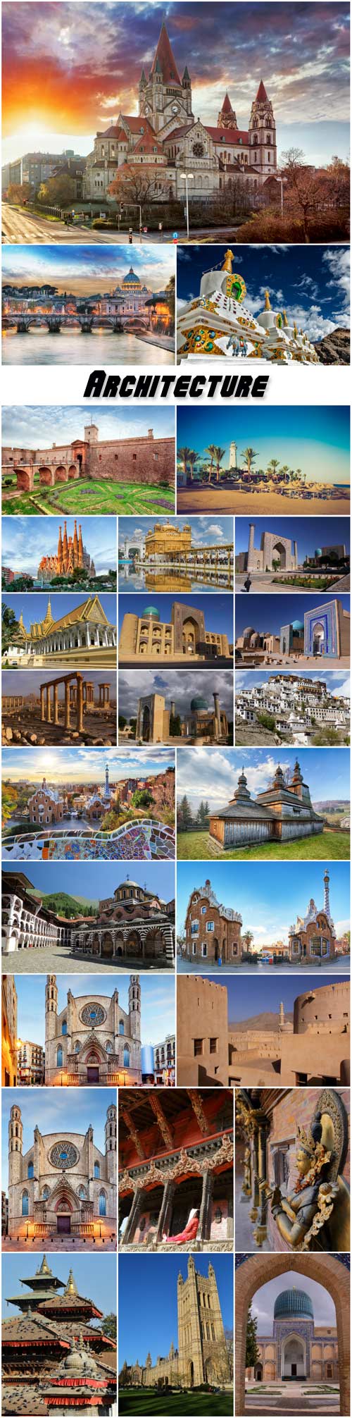 Architecture the various countries