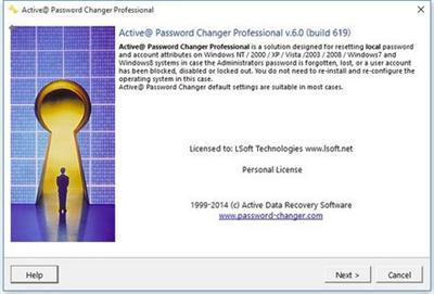 Active Password Changer Professional 7.0.9.0 LiveCD