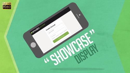 Showcase Device Display - Project for After Effects (Videohive)