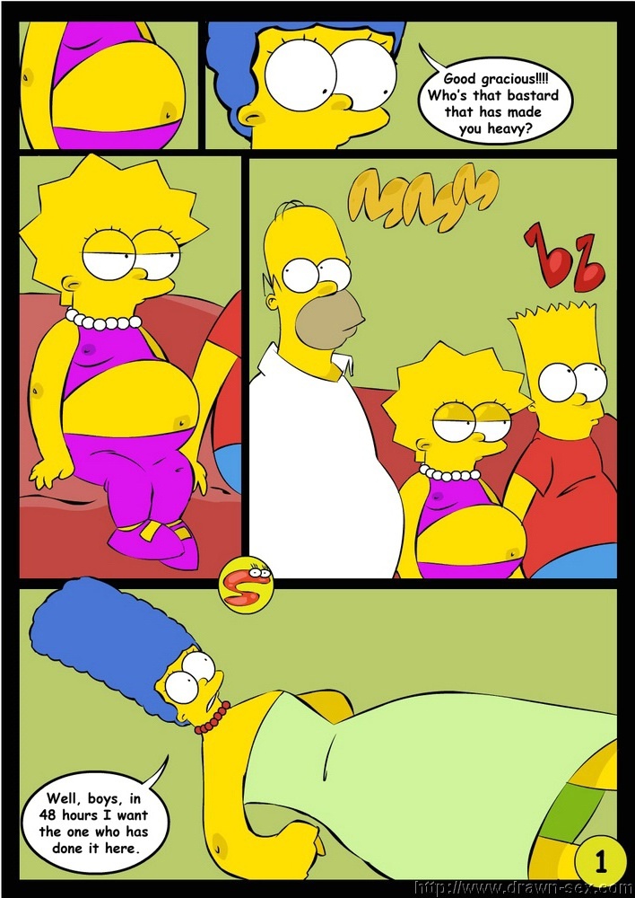 Drawn Sex - Simpsons - Incest